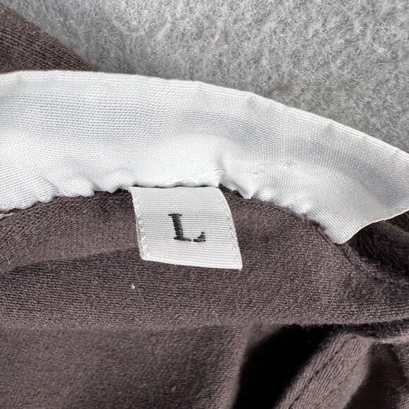 Bryan Walker Brown Cotton Blend Long‎ Sleeve Round Neck Pullover Shirt Women’s L - Picture 16 of 16